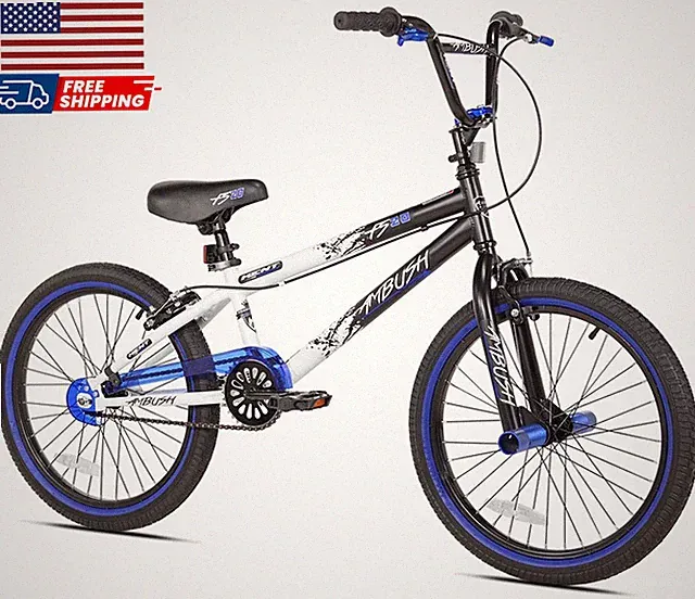 20" Kent Ambush BMX Bicycle 20" Wheels Child Ages 7-14 Years Blue