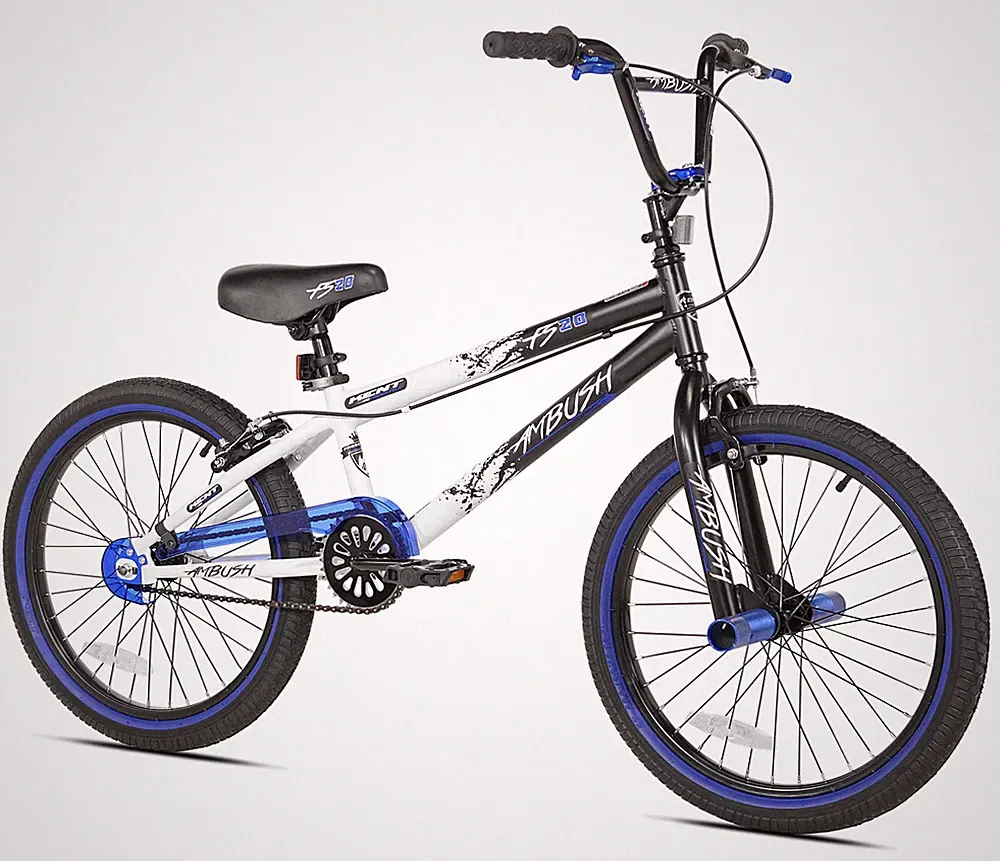 20" Kent Ambush BMX Bike for Kids Ages 7-14 - Blue Color