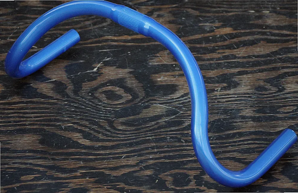 Blue Fixie Track Bike Drop Bar Handlebars Fixed Gear Racing Single Speed Bicycle