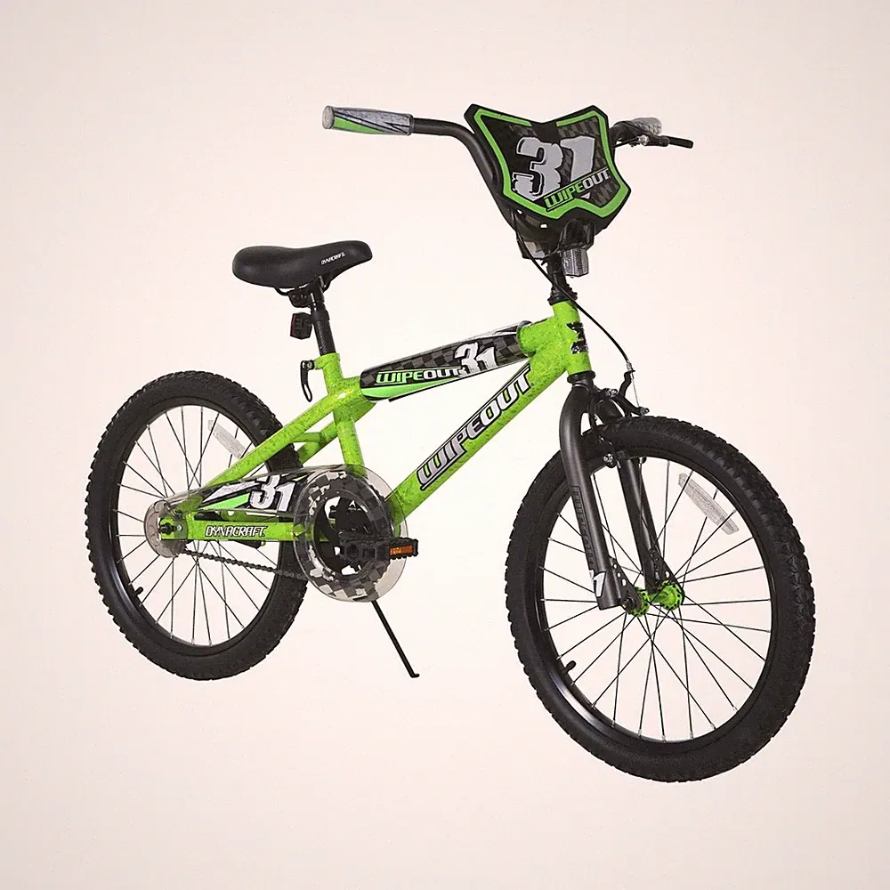 Dynacraft Wipeout 20-inch Boys BMX Bike for Age 7-14 Years