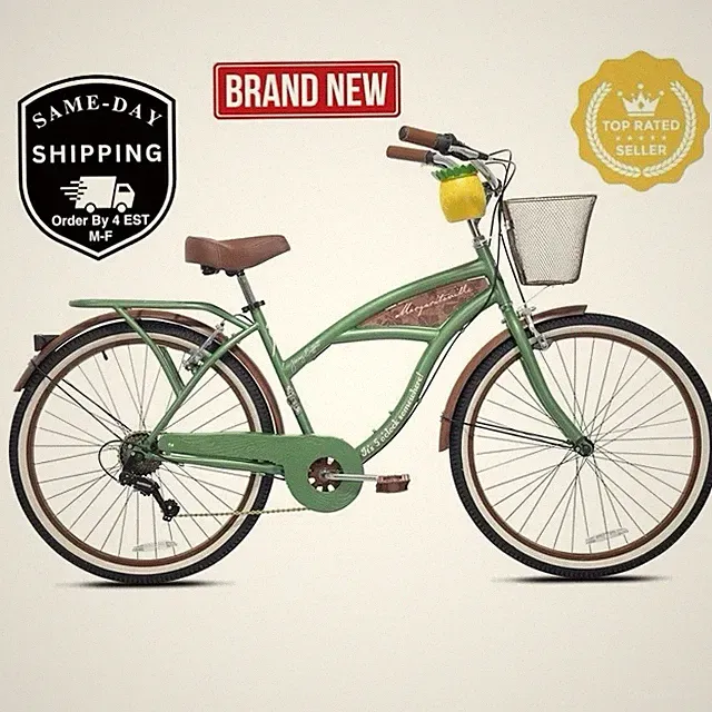 Kent Women's Margaritaville Cruiser Bike 26" Perfect Fit Frame, 7-Speed, Green