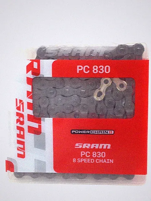 SRAM PC-830 BICYCLE BIKE 1/2X3/32 CHAIN 7/8 Speed New