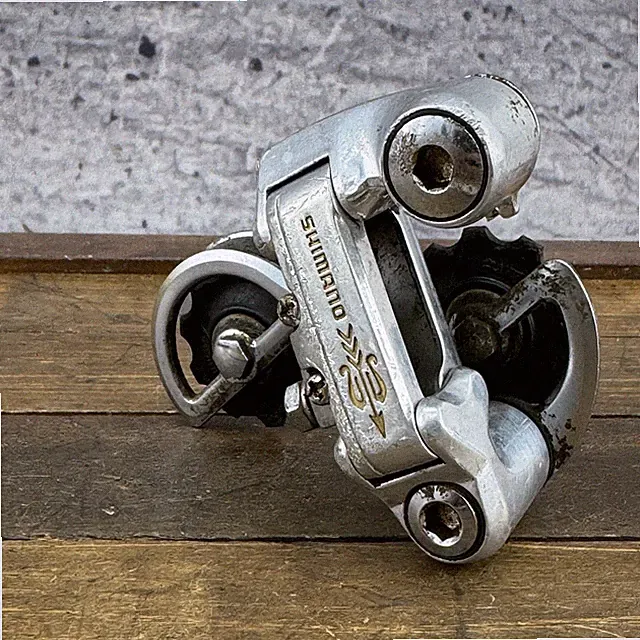 Vintage Shimano Golden Arrow RD-A105 Rear Derailleur Silver Short Cage 105 70s