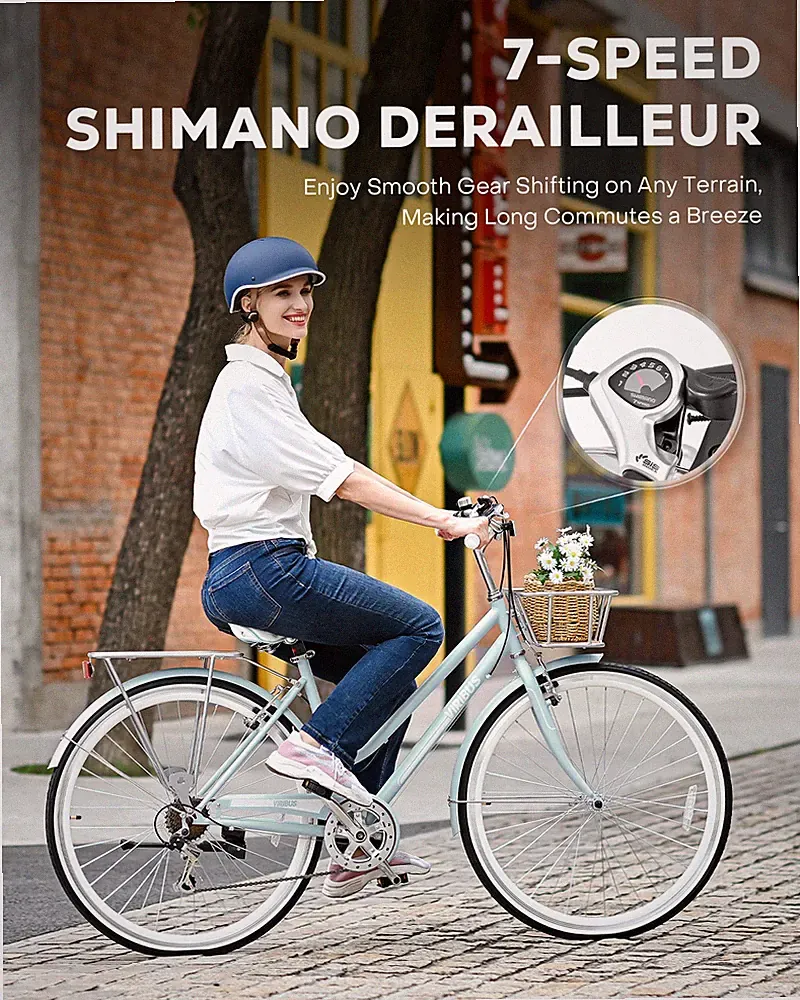 7 Speeds Hybrid Bike